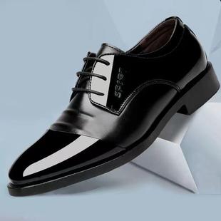 man formal shoes for men leather big sizes 47 46 black dress
