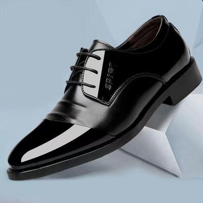 man formal shoes for men leather big sizes 47 46 black dress