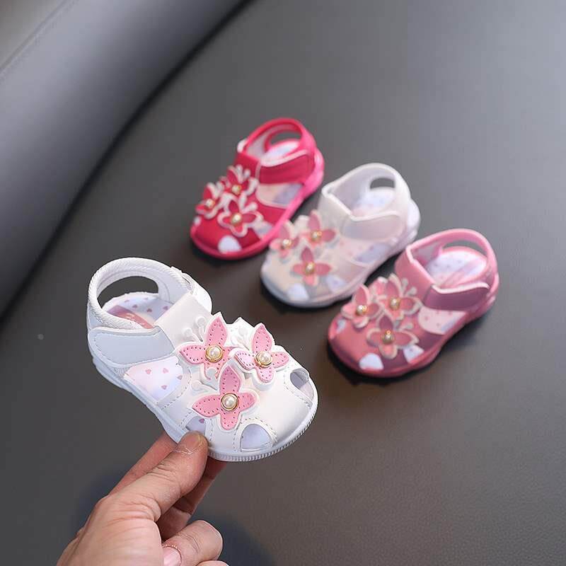 Baby Shoe Baby Girl Sandals Summer Girls Sounding Shoes Non