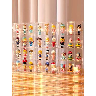 blind box storage display rack transparent dust-proof acryli