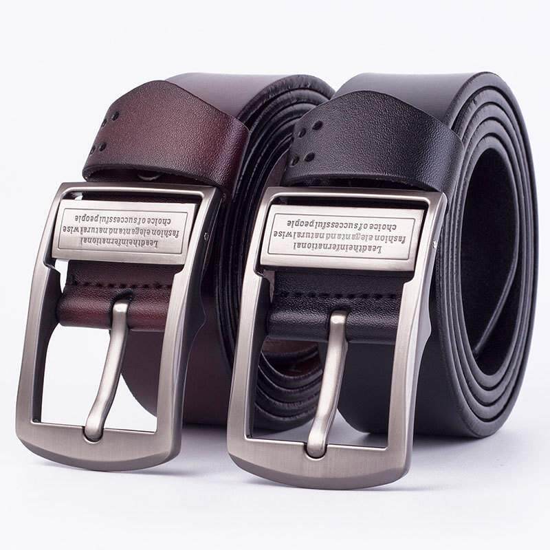 男腰带皮带 genuine leather male belts for men buckle belt新