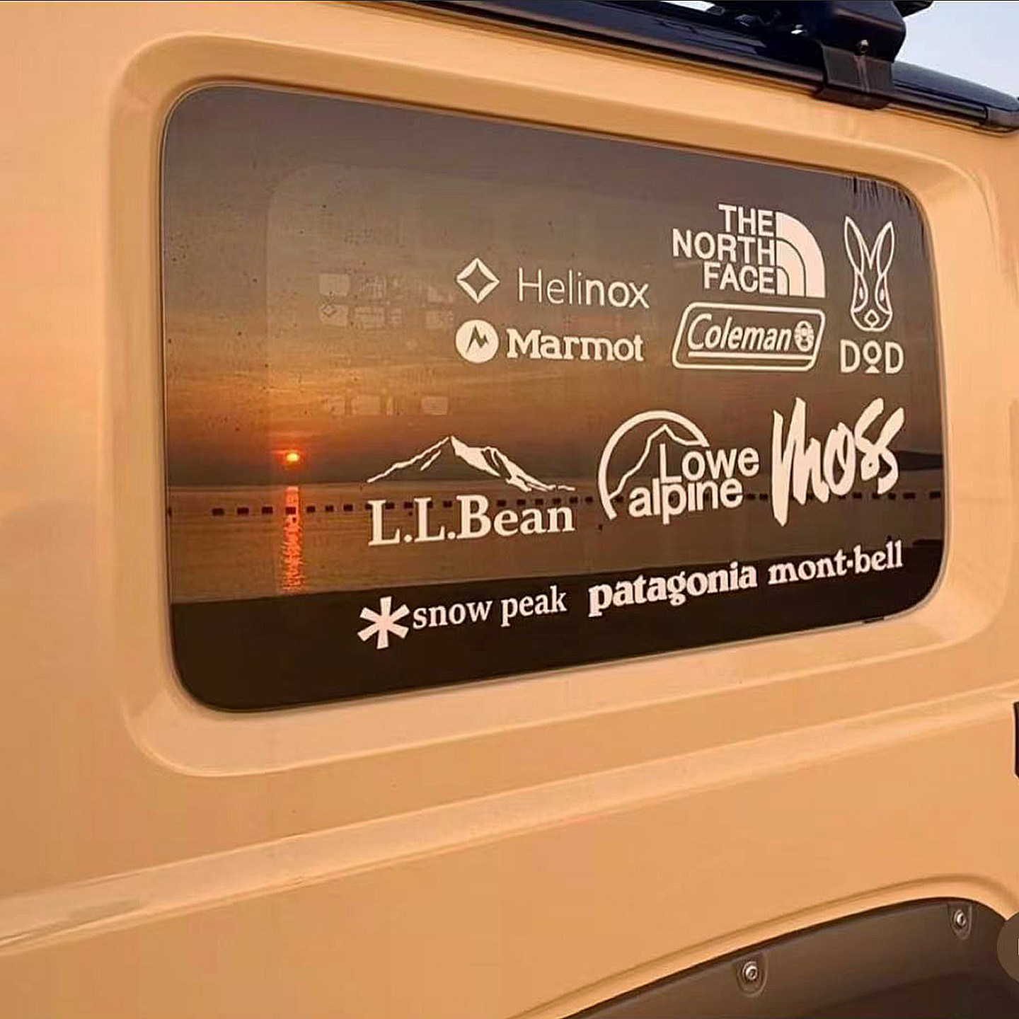 户外露营logo贴纸吉姆尼坦克车窗越野装饰贴个性定制摩托车贴纸