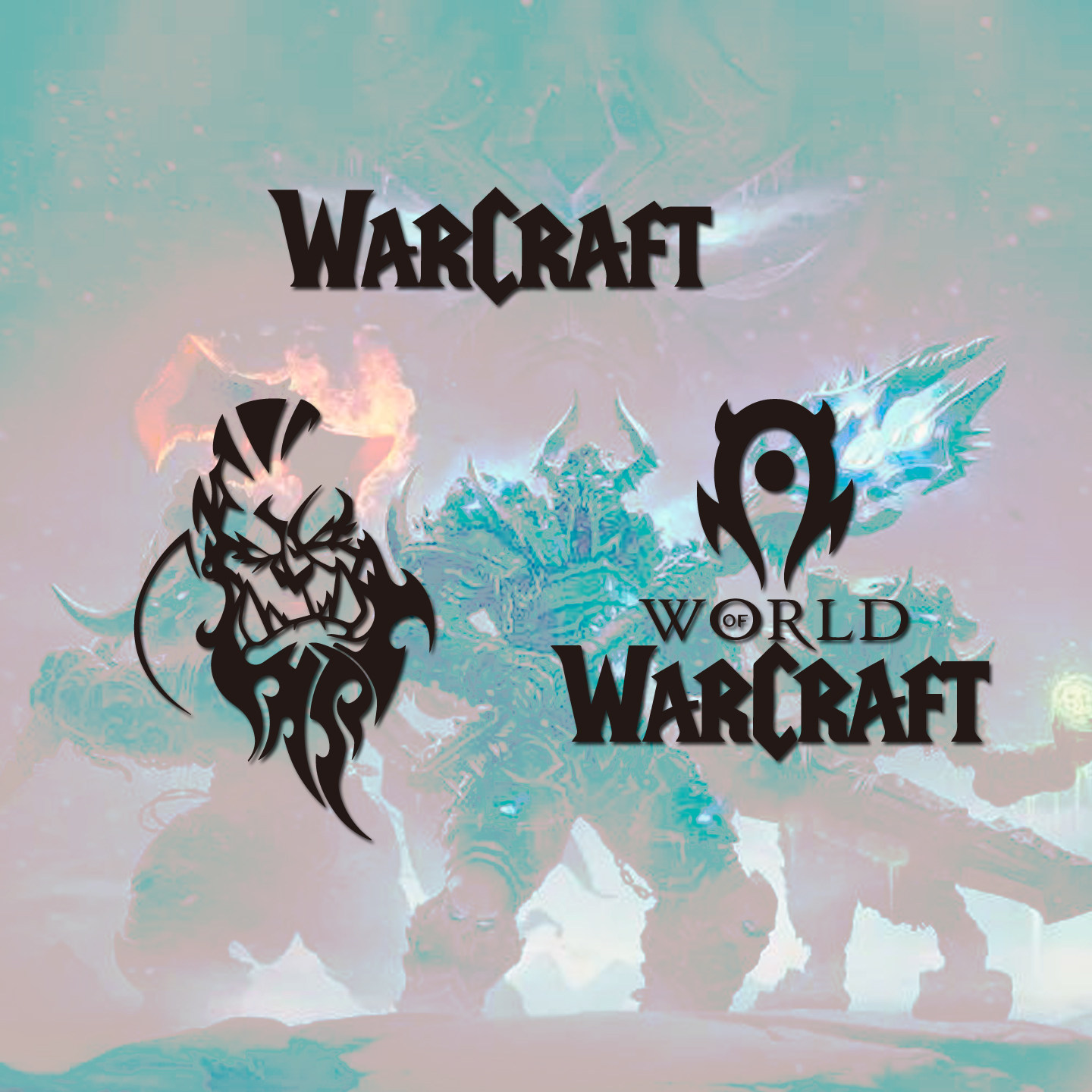 WOW魔兽世界游戏主题标志反光贴