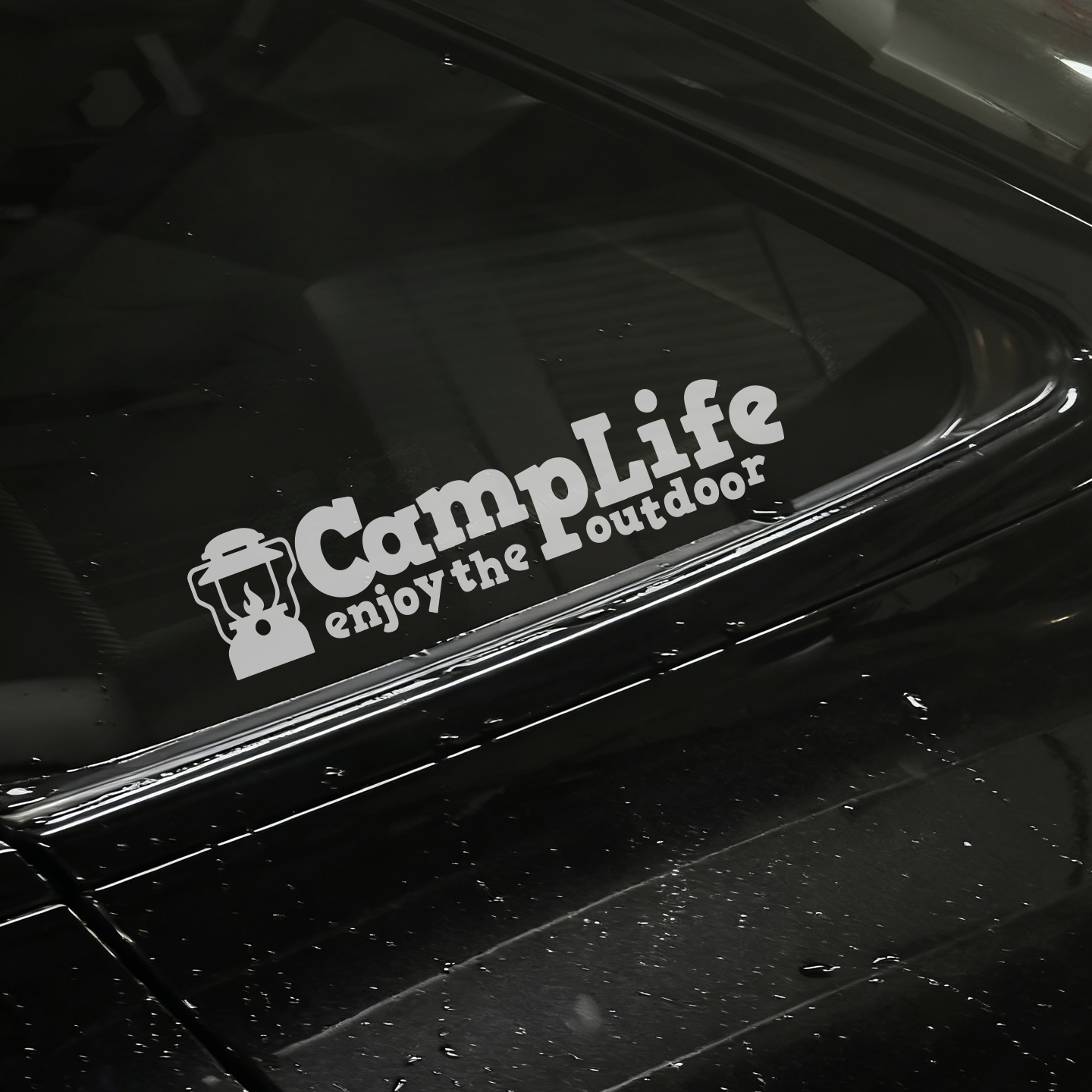 CampLife户外享受露营汽车贴纸