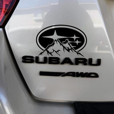 JDM车贴斯巴鲁雪山车贴纸防水