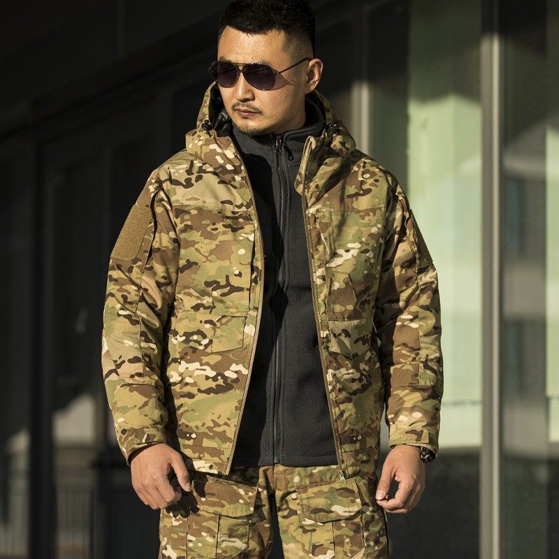 执正官户外棉服热反射循环保暖