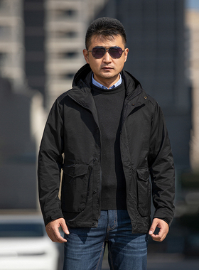 执政官M47户外战术夹克防水耐磨风衣秋冬季男连帽百搭冲锋衣外套