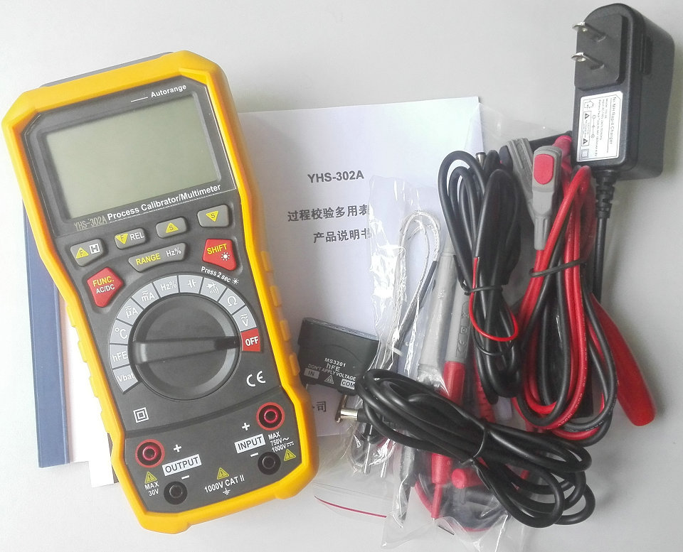 过程校验多用表YHS-302A+仪表工工具万用表校准器YHS-301A信号源