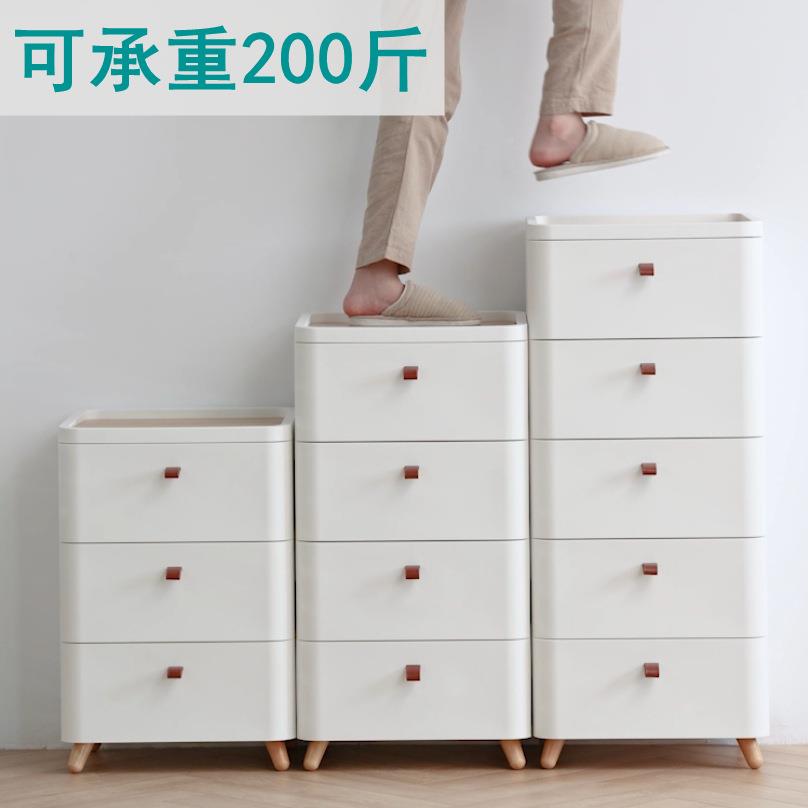 趣纳物抽7101屉式收纳家柜子用置柜储物柜多层抽柜日式塑料床头屉