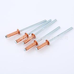 拉钉抽芯铆钉铜开口型圆头铜拉铜BQT钉红铆钉紫铜拉钉拉铆制钉