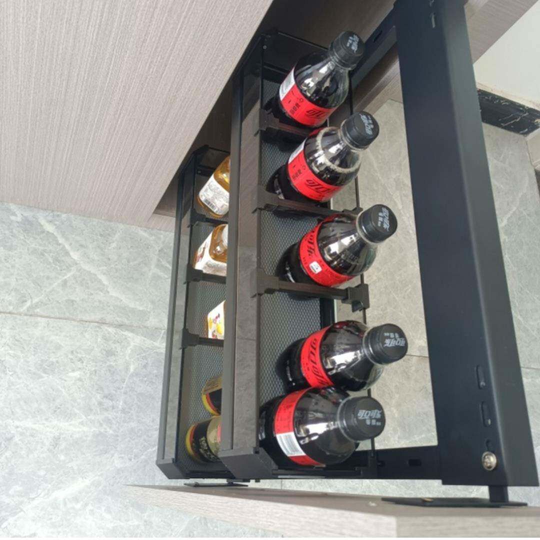 拉篮侧拉篮厨橱柜高柜调篮半墙卫间浴室味柜边柜抽屉式储生488物