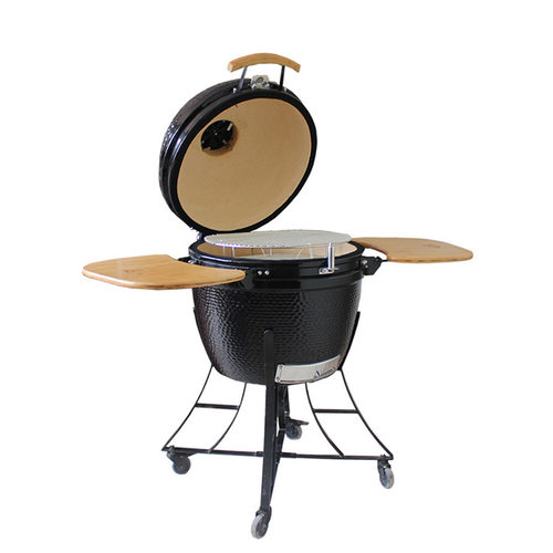 AUPLEX 陶瓷烧烤炉24寸欧美户外BBQ Grill披萨木炭烟熏闷烤炉出口