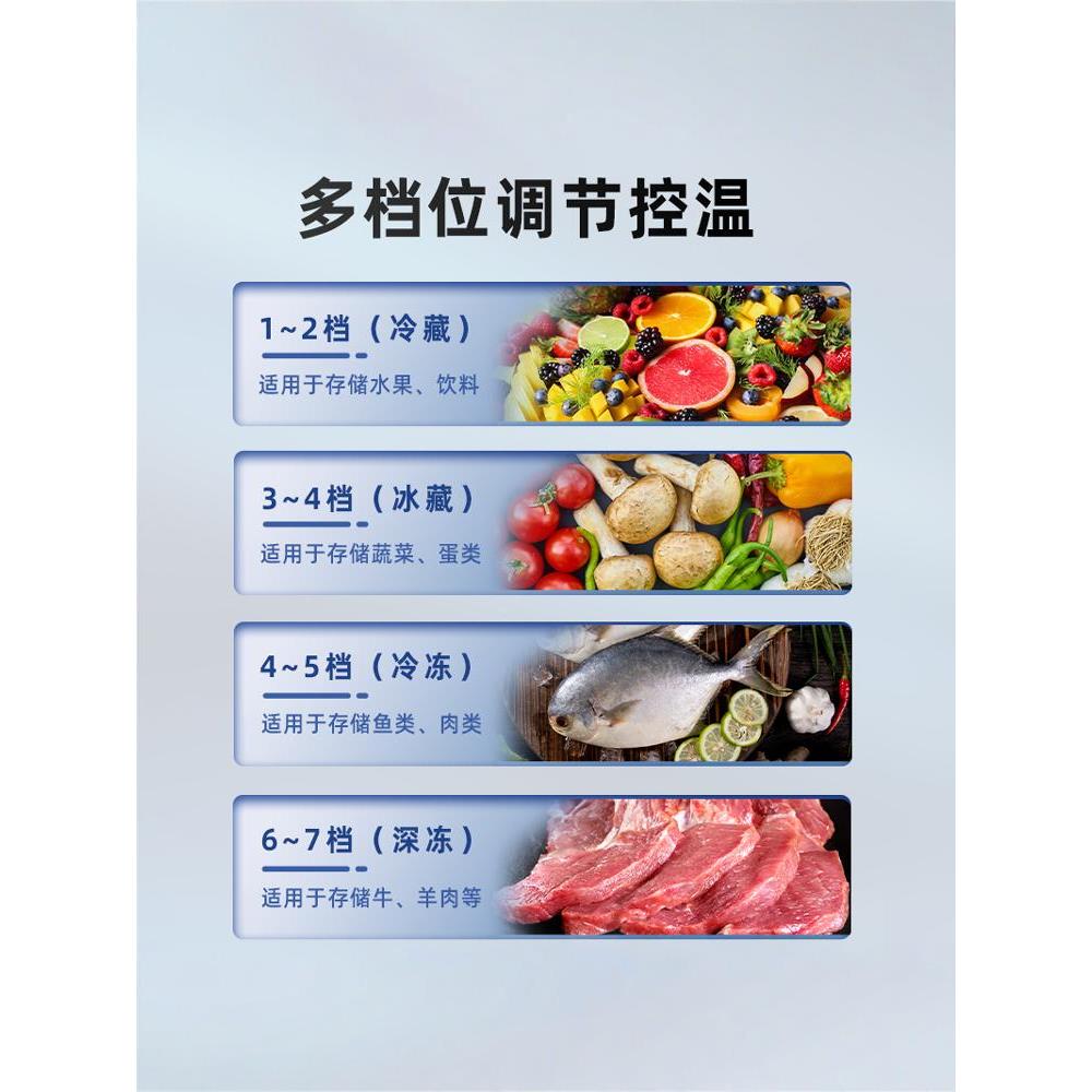 冰柜商/用大藏容量冷柜冰冷展示柜保冷冻两用鲜透明玻璃箱卧式岛