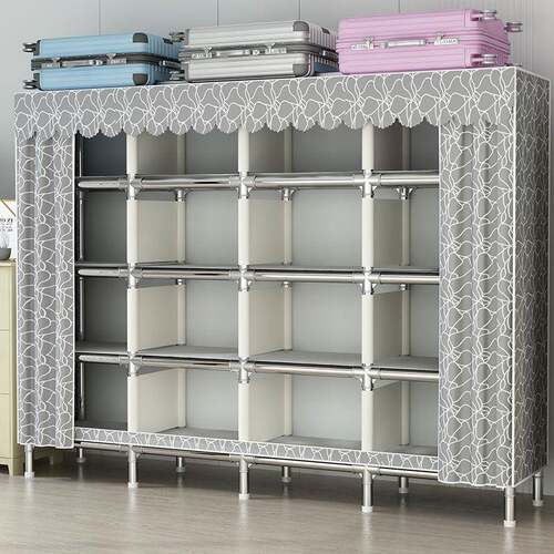 衣柜钢架结新款衣2025爆款构出租房柜家用卧室易组装简89412宿舍