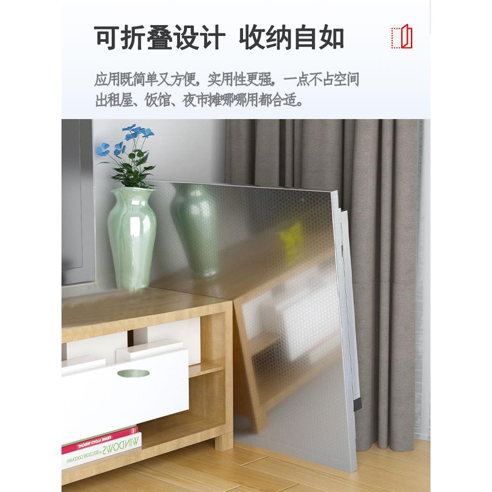 小方桌露营地户摊商烧厚烤用吃饭店桌不锈钢加F97M8T88长方形外折