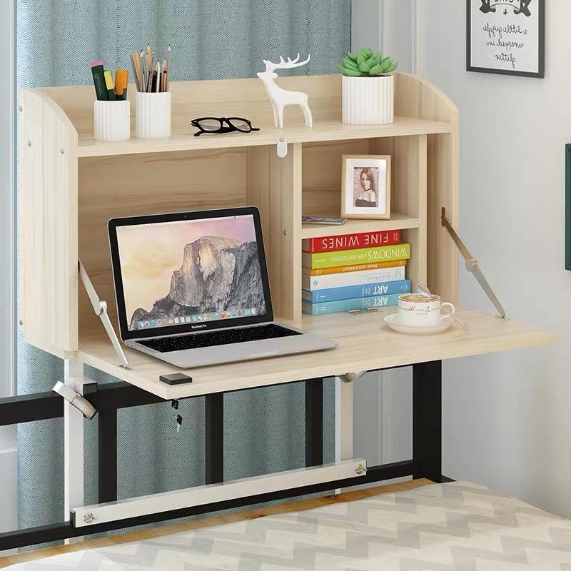 学787寝床上书桌电脑室桌学宿舍神器折叠升降习桌悬空上下生铺写