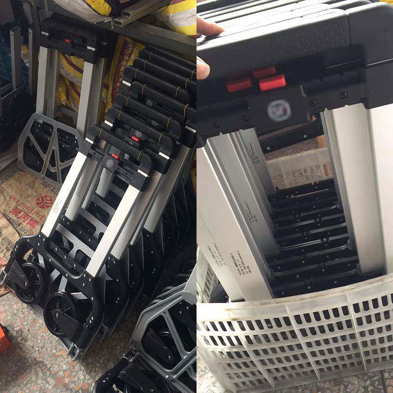 EQ4F手拖拉折叠便携F759J89M拉车车小拖车行李车小拉货拉车手推车