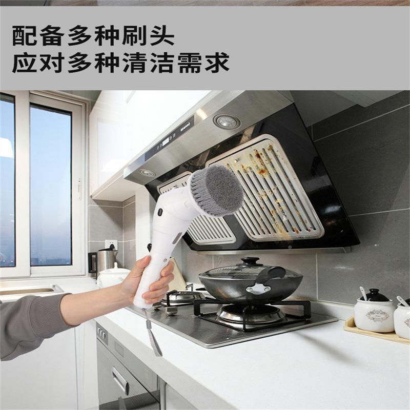 新款电清洁刷八合一显示多屏三挡可旋转防夜动灯功能水无线清洁刷