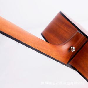 41寸单板吉他吉民吉入他哑光云杉面单木吉他学生门guitar谣41JF成