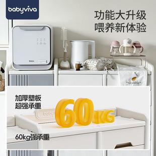 babyvi玩va儿童收纳架家用宝宝玩具具置物架婴儿用品喂台收纳养柜