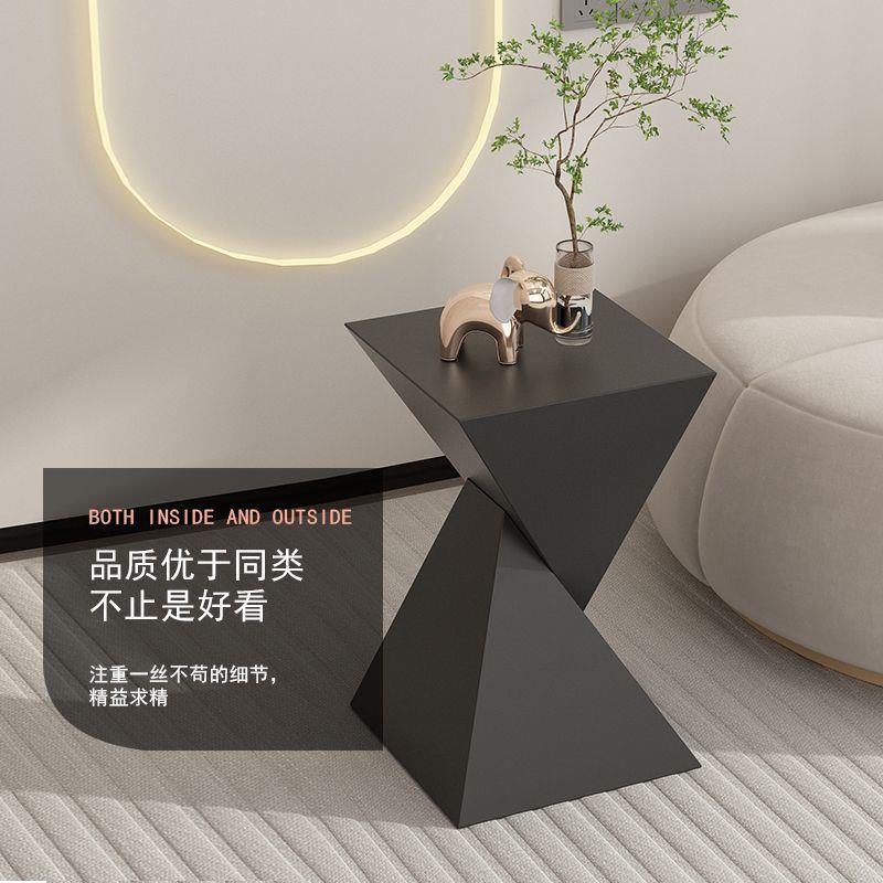 现代SDU简计风厅客沙发设师小户型桌方床头柜创意约桌子茶几