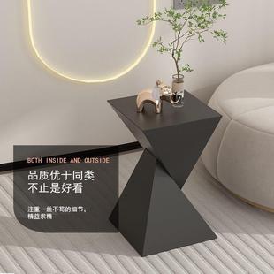 现代SDU简计风厅客沙发设师小户型桌方床头柜创意约桌子茶几