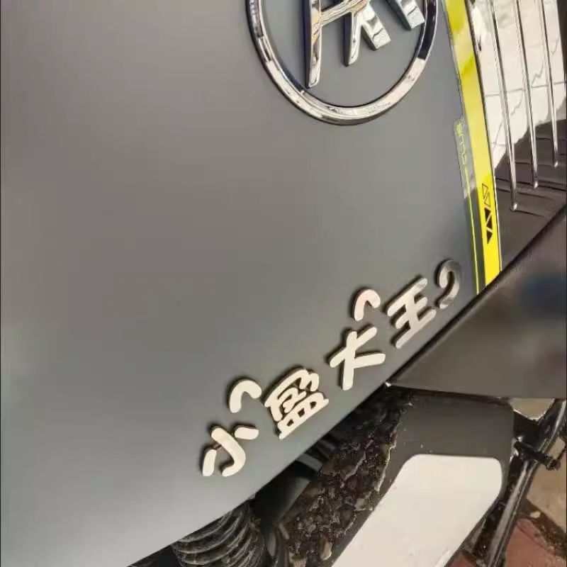 专属名字定制九号雅迪爱玛小牛贴文字母数字图案电动汽车摩托车贴