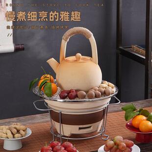 围炉煮茶器套装老式炭炉茶壶户外陶炉茶壶家用小火炉室内打边碳炉