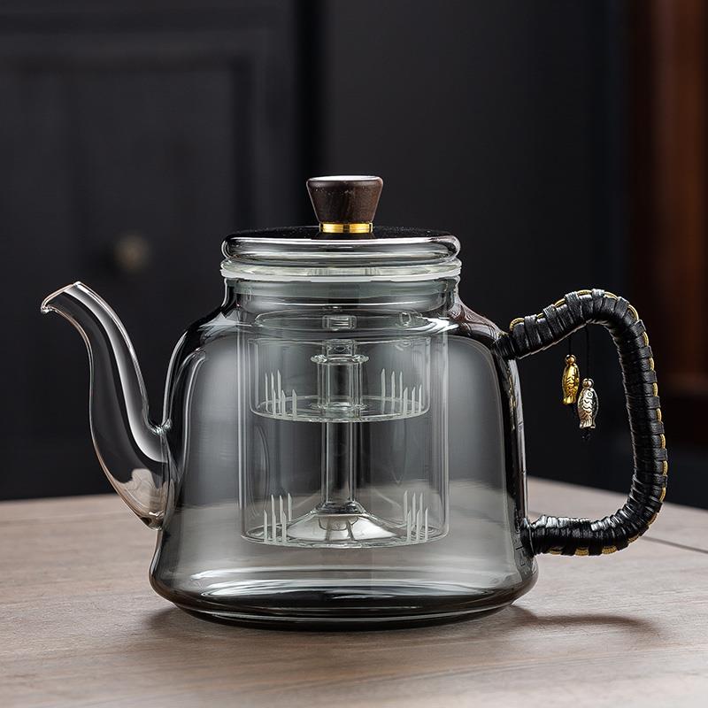 耐热玻璃电陶炉煮茶器电陶炉蒸茶器家用加厚蒸汽全自动提梁壶泡茶