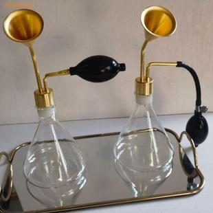 闻香器白酒玻璃精油闻香器咖啡豆试香瓶spa会所选香北欧喷壶复古