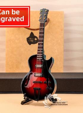 可刻字木质迷你吉他模型乐器摆件毕业送男女朋友生日情人节礼物