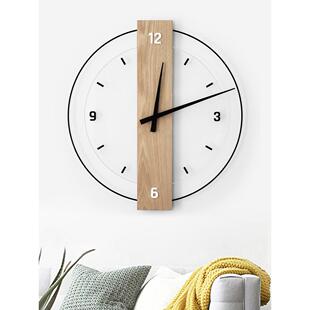 大尺寸钟表挂钟客厅北欧简约时钟挂墙创意家用免打孔现代装饰静音