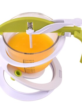 QZ-02 PC塑料 800ML带刻度容器 绿色挤料器 巧克力填充器烘焙模具