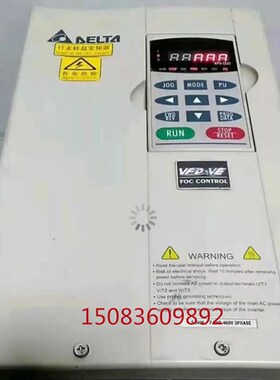 VFD075V43A-2台达VFD-VE系列380V 7.5KW原装拆机变频器