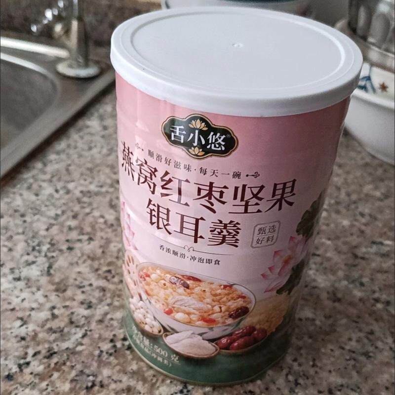 燕窝红枣坚果银耳藕粉羹天然营养早餐粥温润饱腹粗粮代餐粉