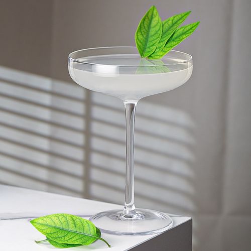 调酒师BSCK8119水晶日式210ml古典碗状大杯口鸡尾酒塔型香槟杯