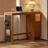 实木吧台柜客厅隔断柜家用现代简约客厅多功能高脚桌小户型餐桌