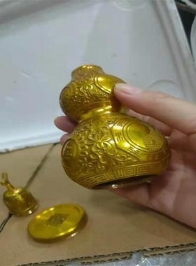 开口铜葫芦八卦镇宅之宝招财摆件家居客厅卧室书房办公室夫妻和睦