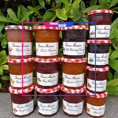 法国进口蓓妮妈妈涂抹面包果酱草莓调味酱Bonne Maman Spread Jam