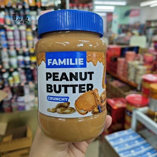 香港购Familie幼滑 粗粒 纯花生酱510g早餐涂抹酱料拌面火锅酱