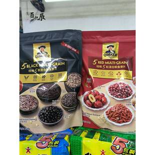 桂格五黑+1混合即食多谷物麦片早餐燕麦片冲泡燕麦1380g