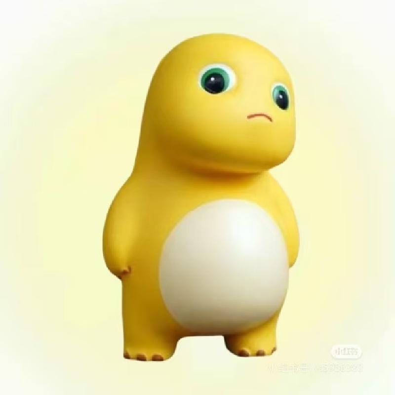 奶龙大号石膏涂色娃娃