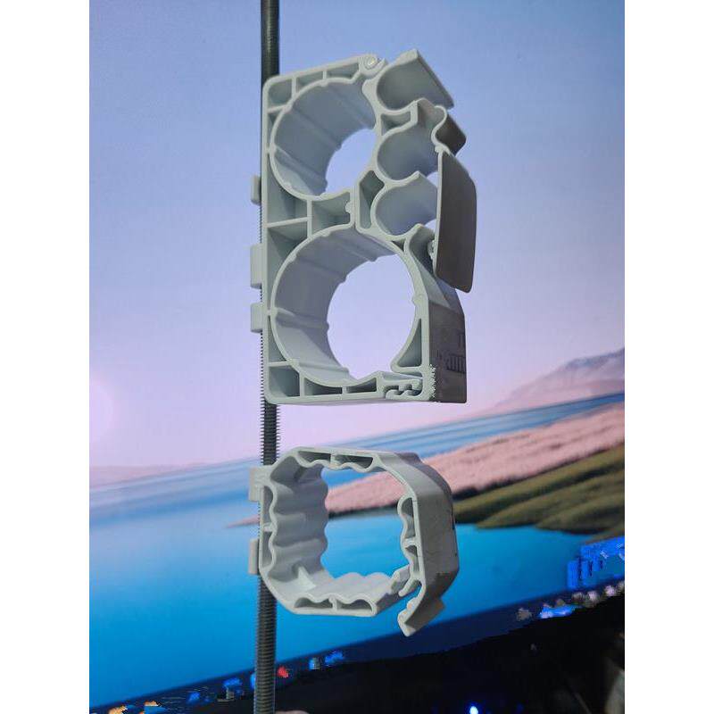 中央空调多联机安装管卡分管机天花机卡扣铜管吊码双管码加宽新版