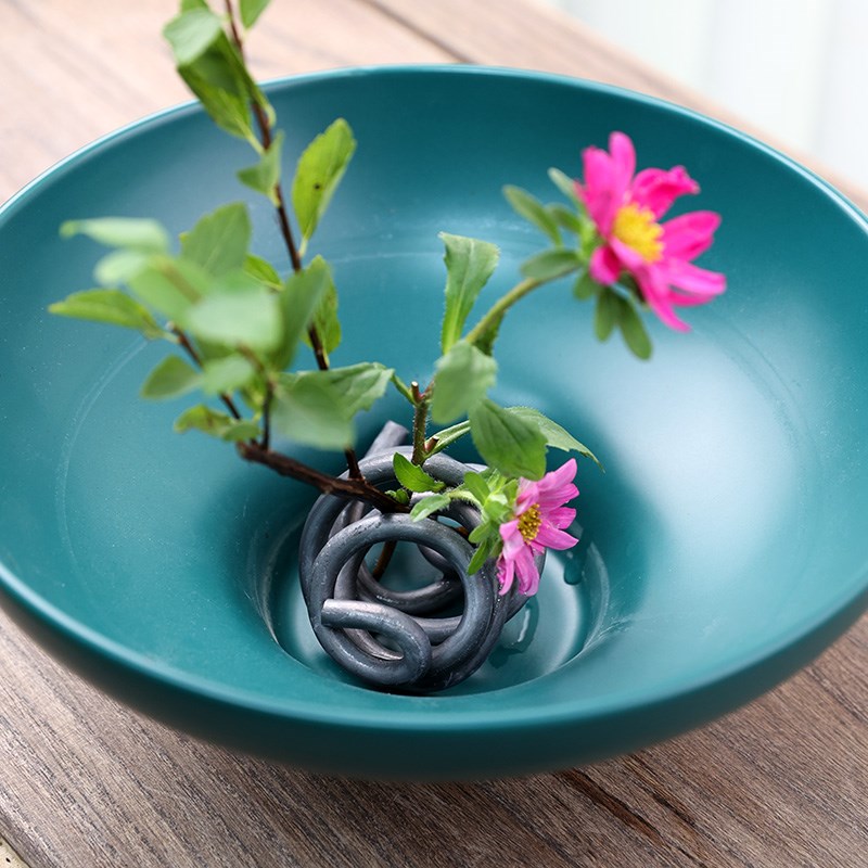 自由花留插花器日式中式变形花插花道茶席花艺专用插花花器工具