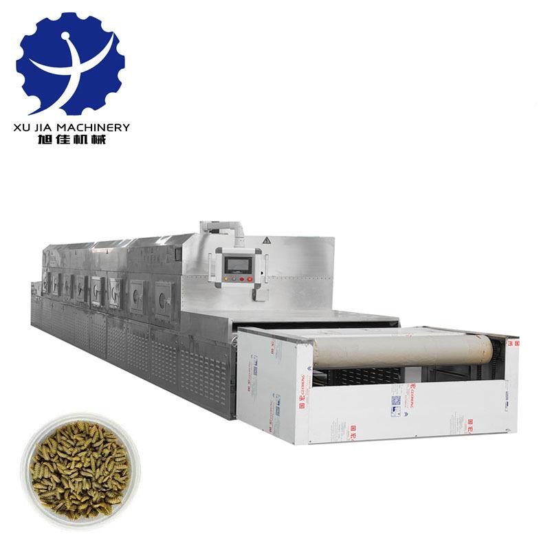 微山东旭佳粉虫干燥XH-100杀菌设备微波波干黄燥杀菌机