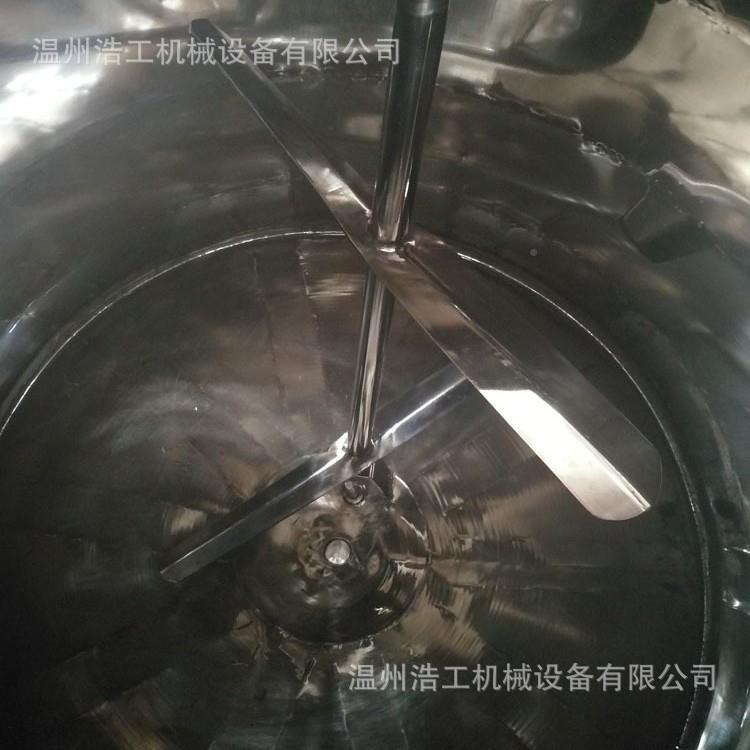 34不锈电钢加热搅AIW拌罐配料罐调配置罐果汁0配罐搅拌机