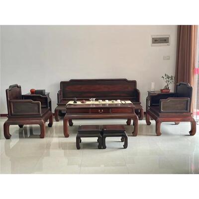 老挝大红酸枝雕光板素面厚