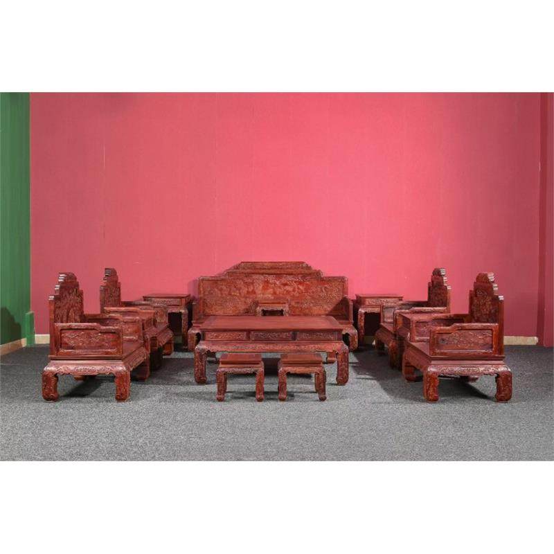 红木家具 十二生肖沙发 非洲小叶紫檀   赞比亚血檀 明清古典,住宅家具,红木沙发,淘宝优惠券,粉丝福利购,淘宝优惠卷