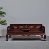 国标红木交趾黄檀绒毛黄檀罗汉床老挝大红酸枝罗汉榻中式 仿古睡榻