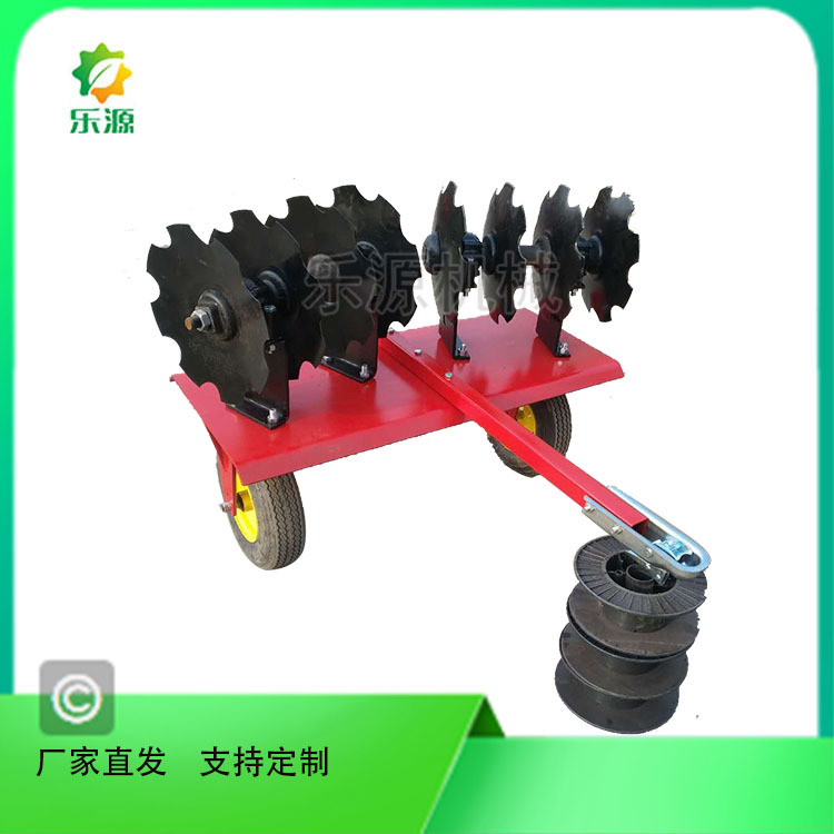 厂家直销 圆盘耙 小型圆盘耙 ATV圆盘耙操作简单实用摩托车就可拉